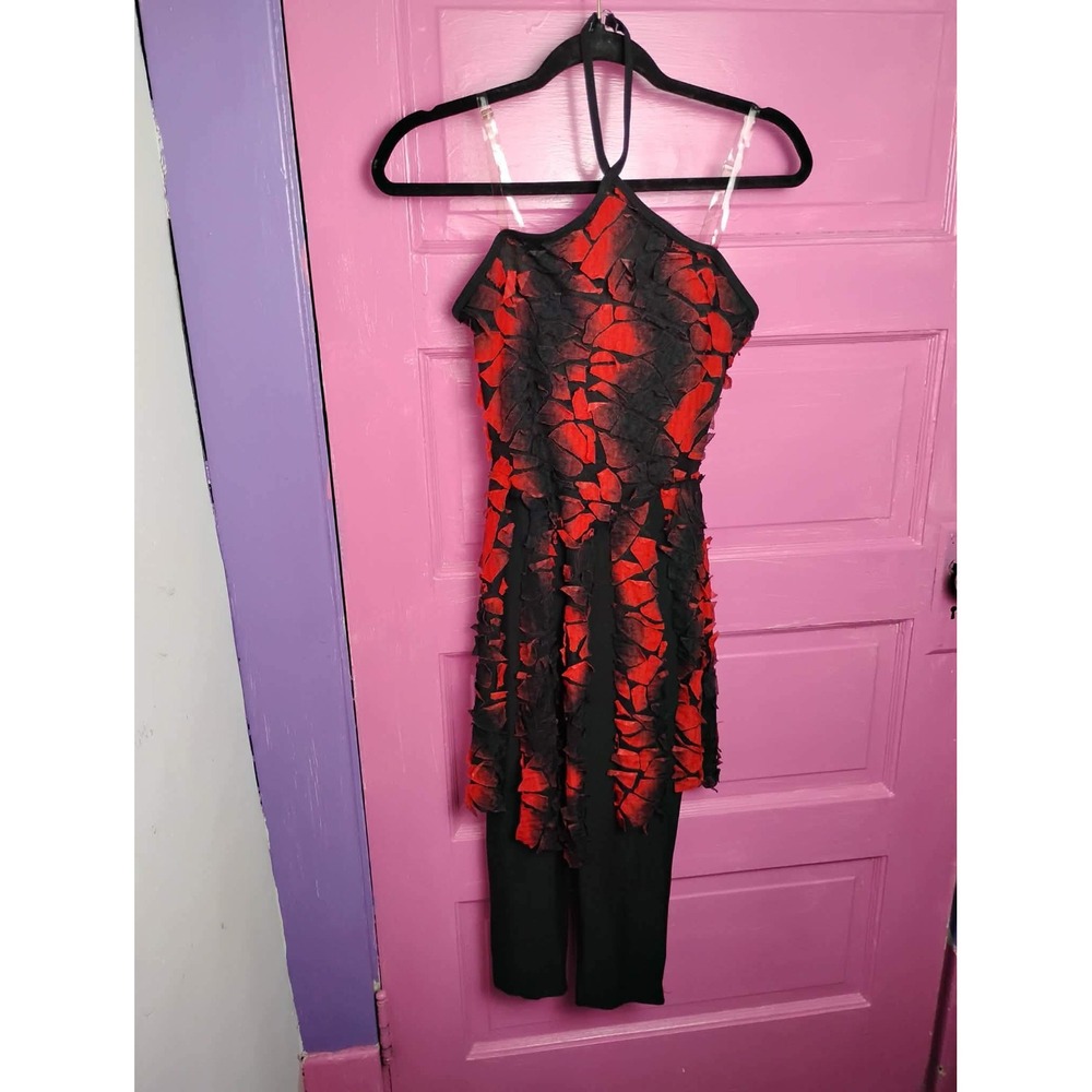 Fire Jumpsuit Halloween Costume Wolff Fording & Co. Dance Costume Hunger Games S